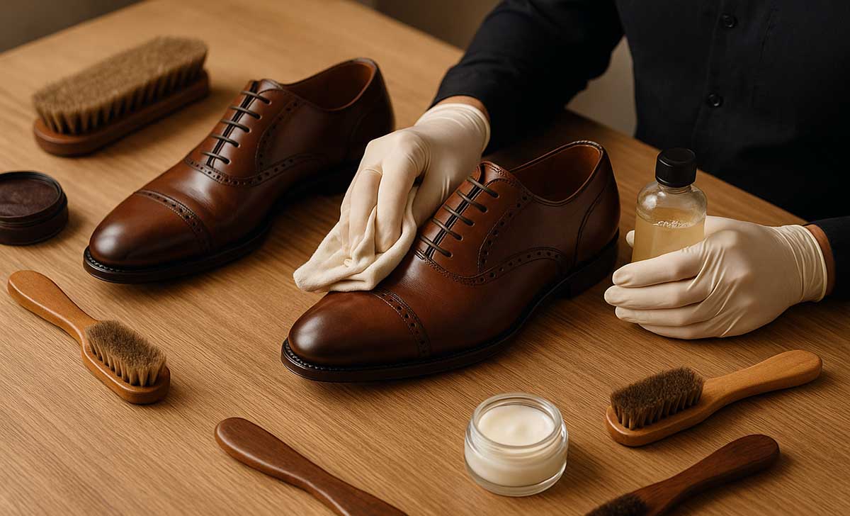 Quy Trình Vệ Sinh Giày Da Tại Vệ Sinh Giày TPHCM