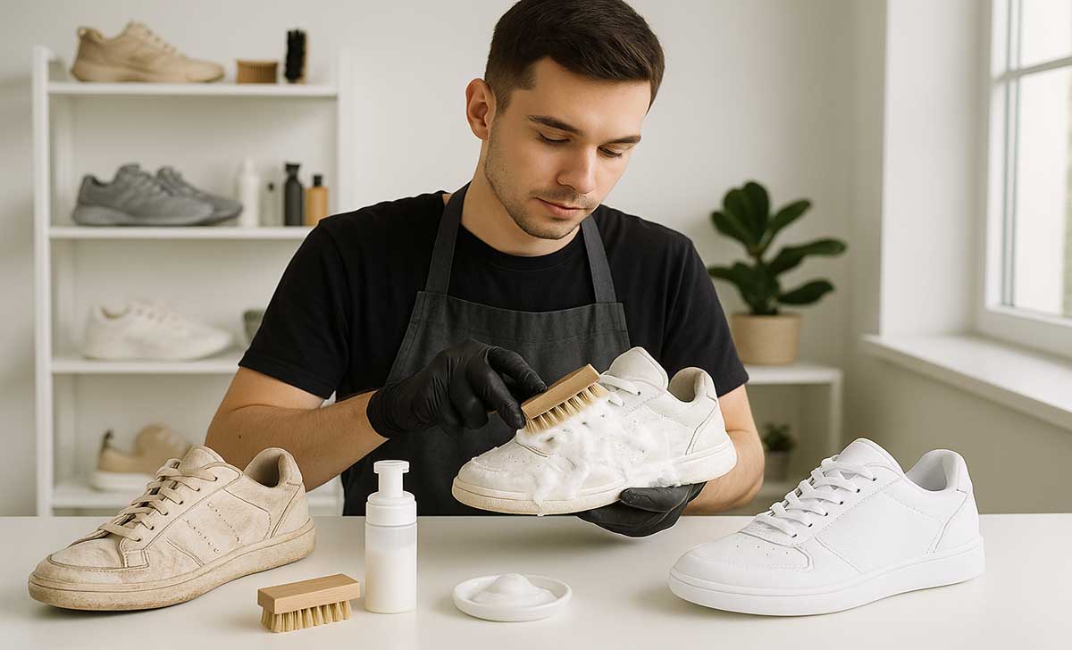 Quy Trình Vệ Sinh Giày Sneaker Tại Vệ Sinh Giày TPHCM